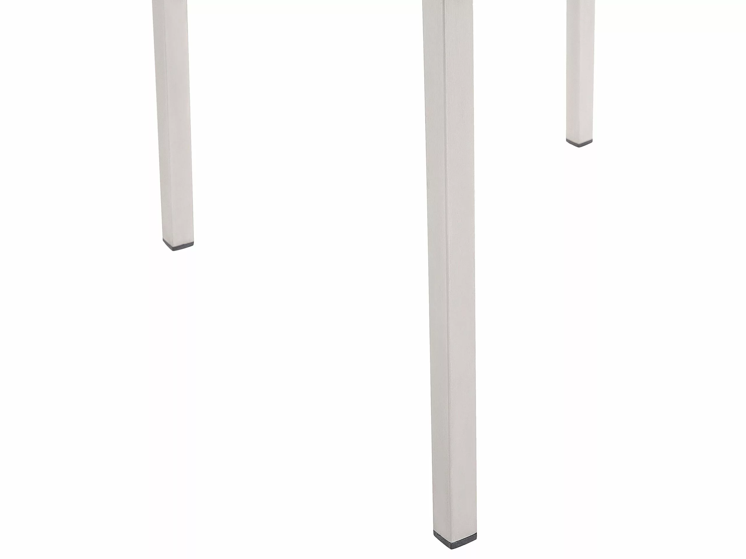 Beliani 6-istuttava Ulkoruokailuryhmä Poltettu Graniittitaso Tekstiilituolit Musta/valkoinen GROSSETO - Image 10