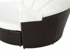 Beliani Aurinkovuode Polyrottinki Pöytä Tummanruskea SYLT LUX -Ulkokalusteet myymälä undef src sa picid 469348 type whitesh image