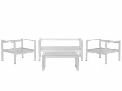 Beliani Puutarhasohvasetti Tummanharmaa SALERNO -Ulkokalusteet myymälä undef src sa picid 679545 type whitesh image