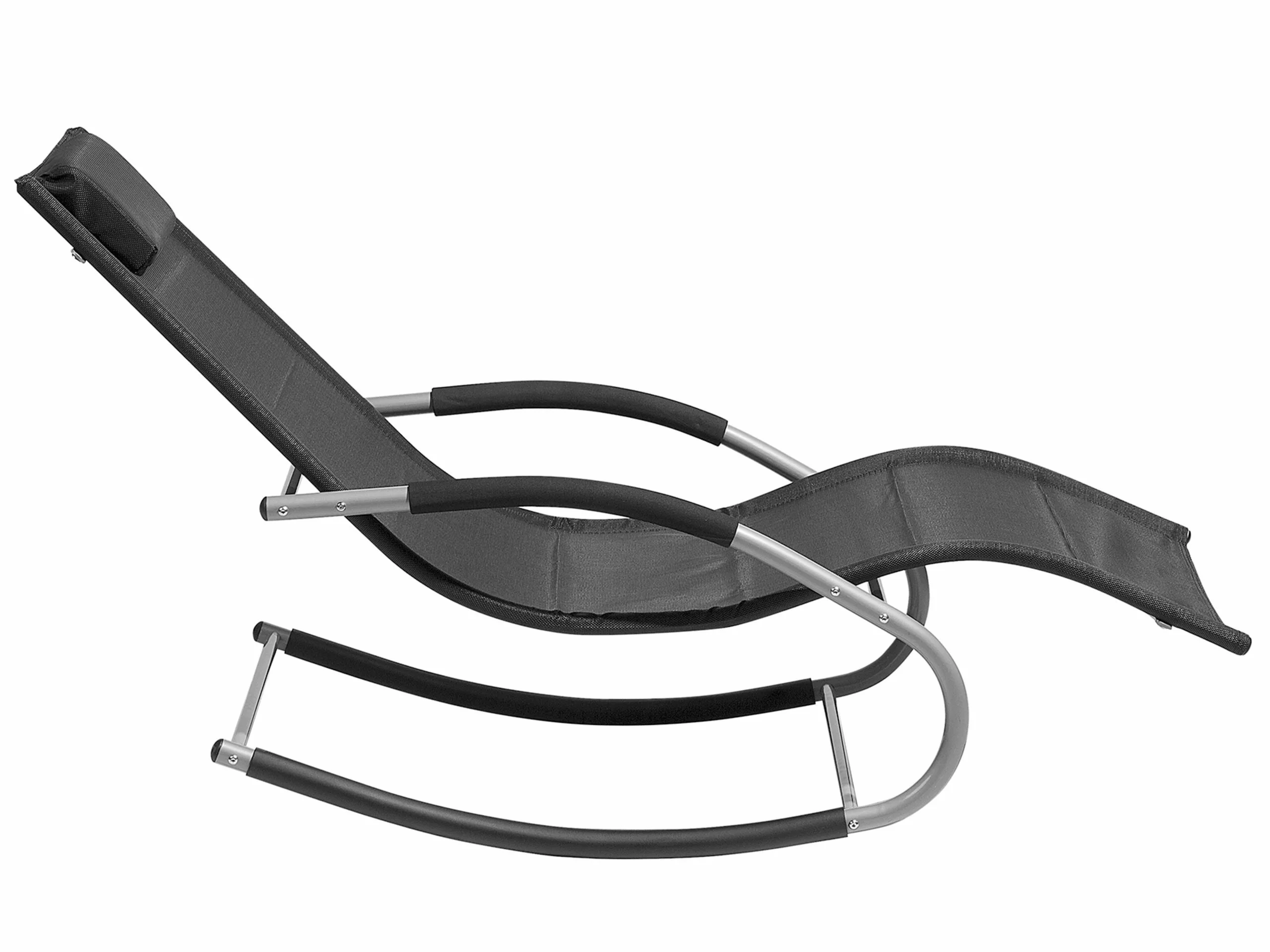 Beliani Musta Aurinkotuoli CARANO - Image 6