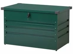 Beliani Pehmustelaatikko Teräksinen Tummanvihreä 100x62 Cm CEBROSA -Ulkokalusteet myymälä undef src sa picid 717629 type whitesh image