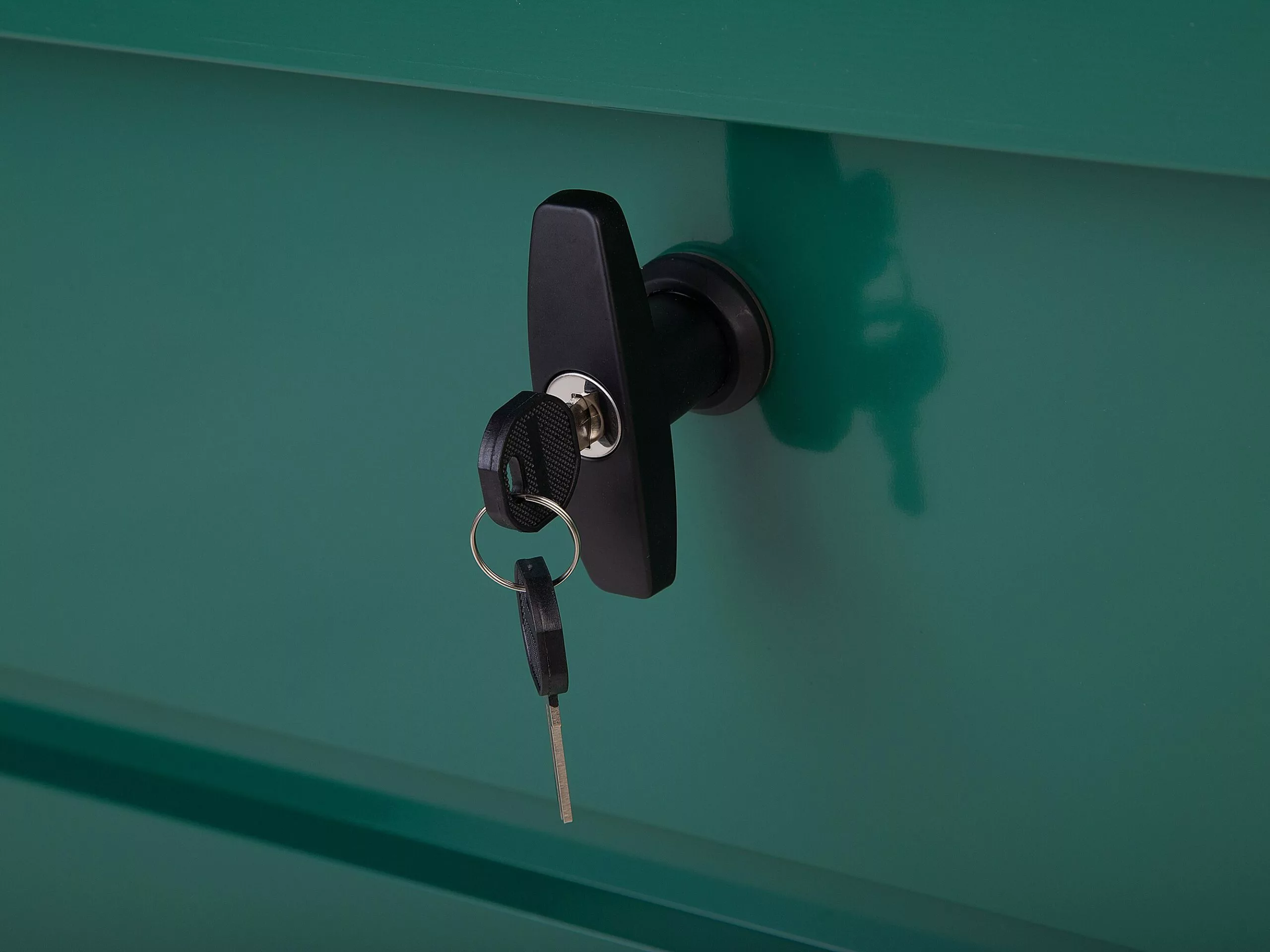 Beliani Pehmustelaatikko Teräksinen Tummanvihreä 100x62 Cm CEBROSA - Image 9