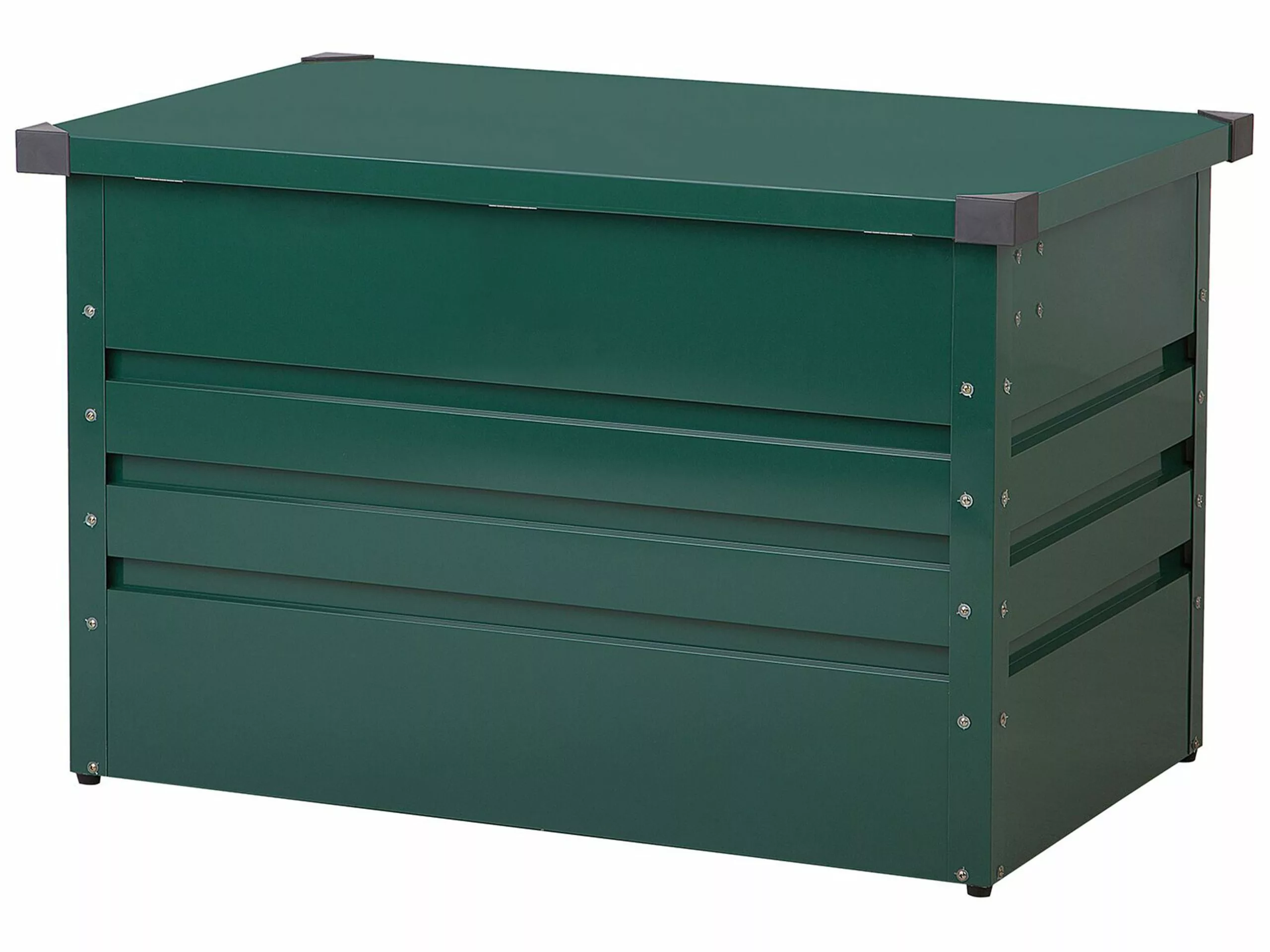 Beliani Pehmustelaatikko Teräksinen Tummanvihreä 100x62 Cm CEBROSA - Image 5