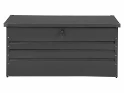 Beliani Pehmustelaatikko Teräksinen Grafiitinharmaa 132x62 Cm CEBROSA -Ulkokalusteet myymälä undef src sa picid 717674 type whitesh image