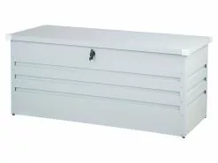 Beliani Pehmustelaatikko Teräksinen Vaaleanharmaa 132x62 Cm CEBROSA 14 Beliani Pehmustelaatikko Teräksinen Vaaleanharmaa 132x62 Cm CEBROSA -Ulkokalusteet myymälä undef src sa picid 717699 type whitesh image