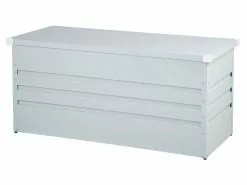 Beliani Pehmustelaatikko Teräksinen Vaaleanharmaa 132x62 Cm CEBROSA 16 Beliani Pehmustelaatikko Teräksinen Vaaleanharmaa 132x62 Cm CEBROSA -Ulkokalusteet myymälä undef src sa picid 717701 type whitesh image