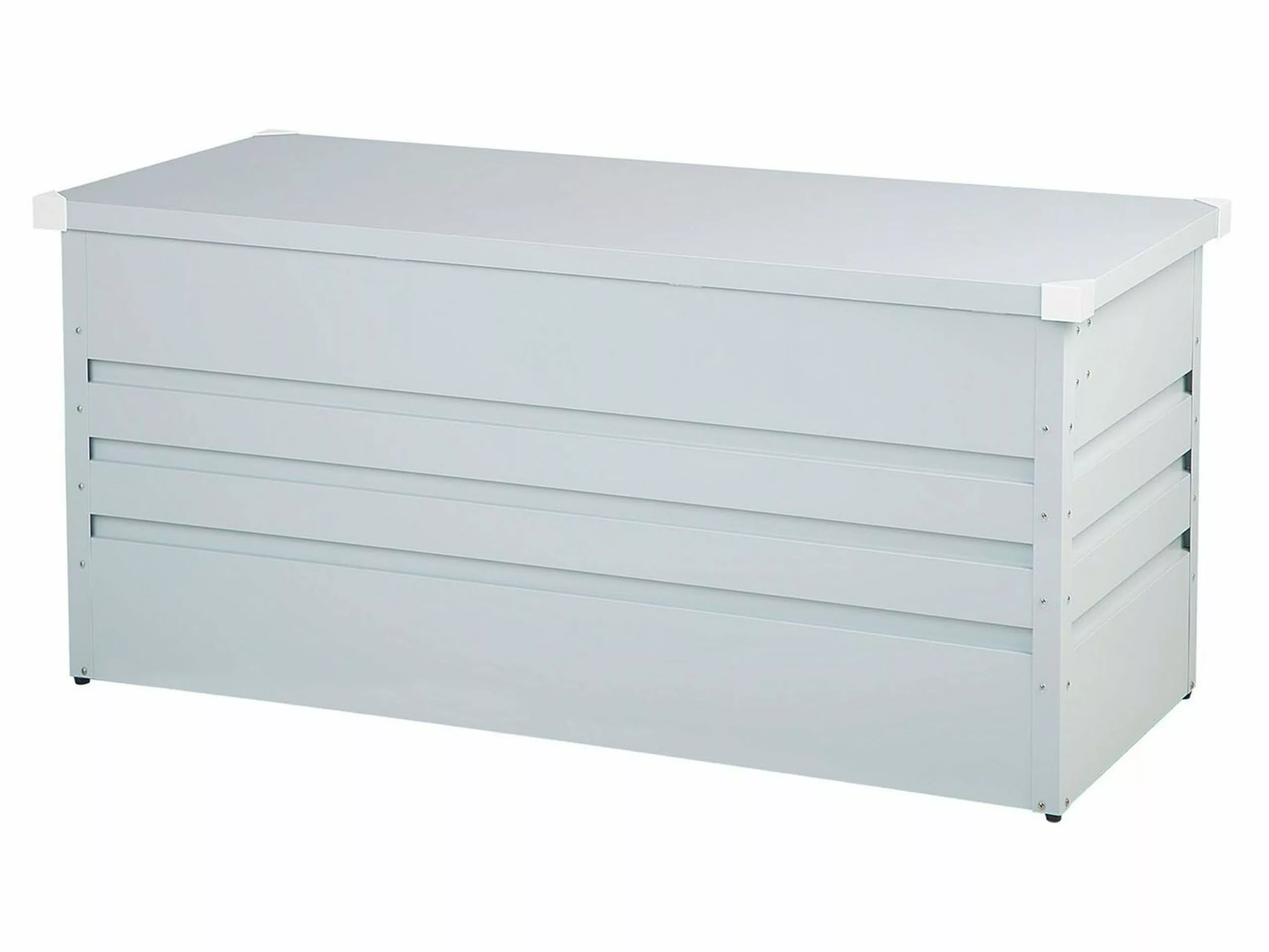 Beliani Pehmustelaatikko Teräksinen Vaaleanharmaa 132x62 Cm CEBROSA 7 Beliani Pehmustelaatikko Teräksinen Vaaleanharmaa 132x62 Cm CEBROSA - Image 5