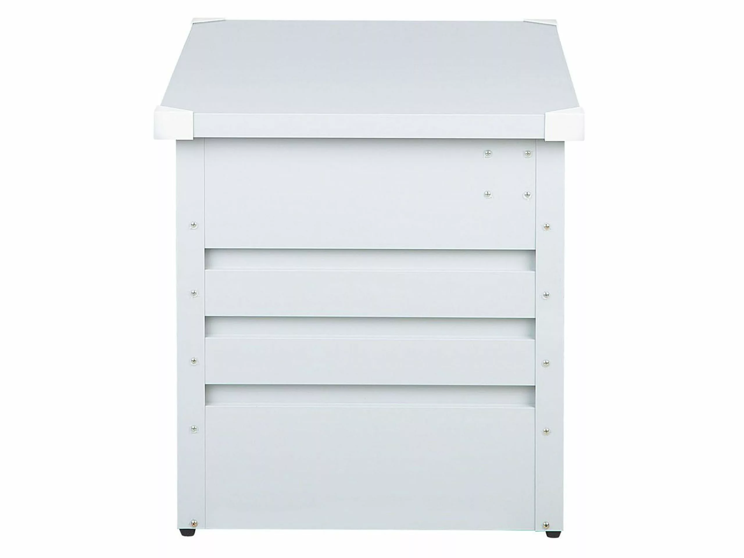 Beliani Pehmustelaatikko Teräksinen Vaaleanharmaa 132x62 Cm CEBROSA 8 Beliani Pehmustelaatikko Teräksinen Vaaleanharmaa 132x62 Cm CEBROSA - Image 6