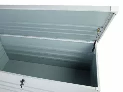 Beliani Pehmustelaatikko Teräksinen Vaaleanharmaa 132x62 Cm CEBROSA 18 Beliani Pehmustelaatikko Teräksinen Vaaleanharmaa 132x62 Cm CEBROSA -Ulkokalusteet myymälä undef src sa picid 717707 type whitesh image