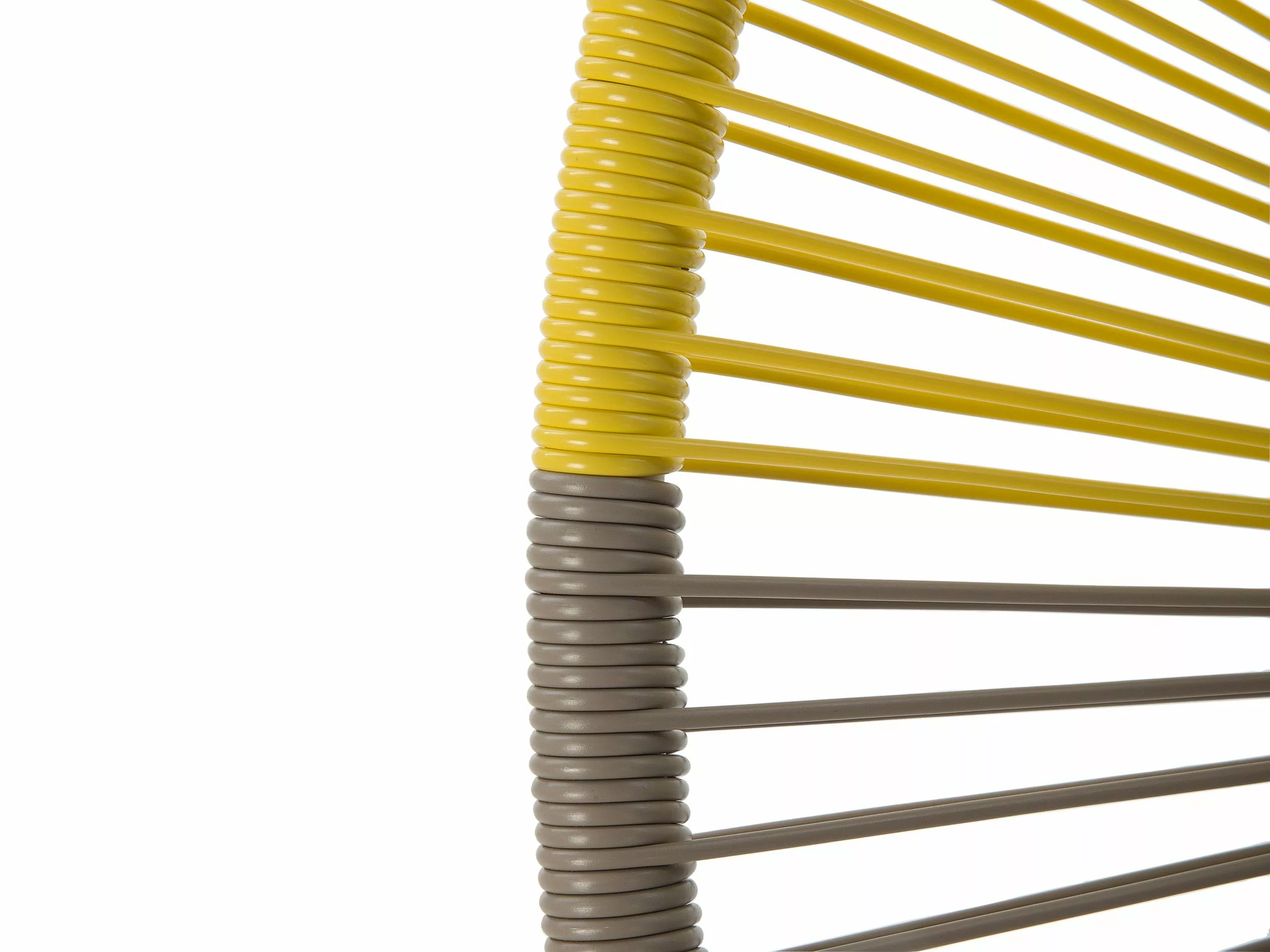 Beliani Narutuoli Polyrottinki Ruskeanharmaa/keltainen 2 Kpl ACAPULCO - Image 9