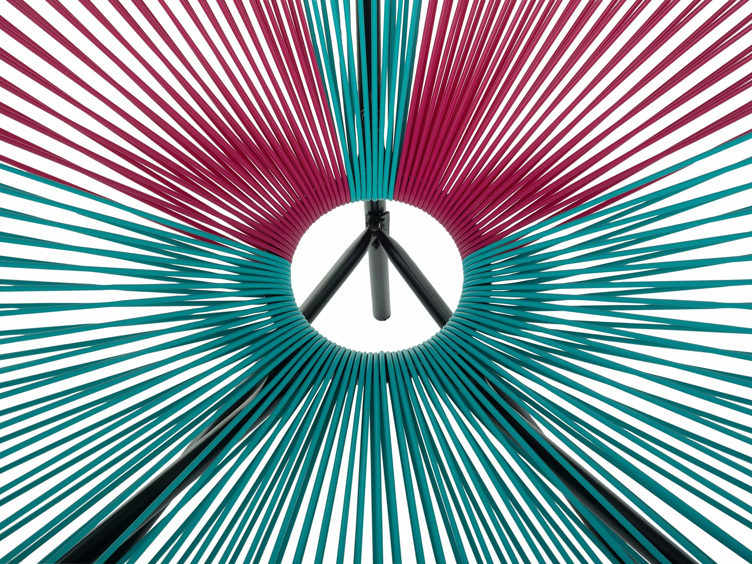 Beliani Narutuoli Polyrottinki Turkoosi/pinkki 2 Kpl ACAPULCO - Image 10