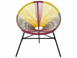 Beliani Narutuoli Polyrottinki Monivärinen Keltainen ACAPULCO -Ulkokalusteet myymälä undef src sa picid 718136 type whitesh image