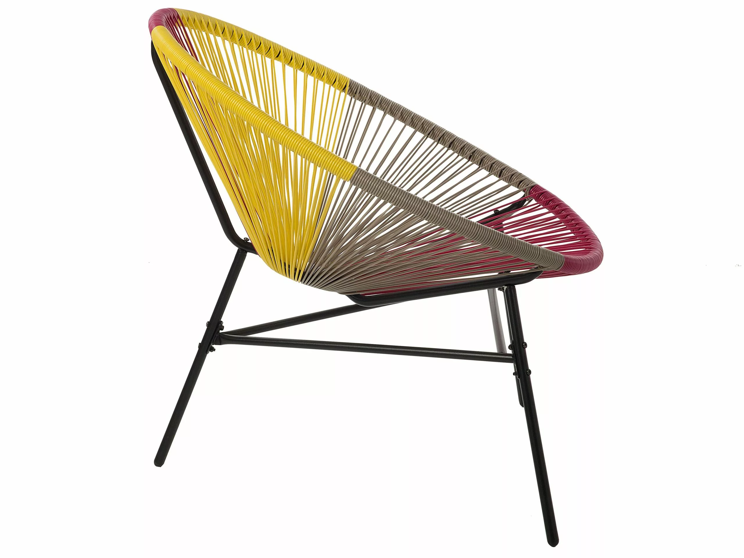 Beliani Narutuoli Polyrottinki Monivärinen Keltainen ACAPULCO - Image 7