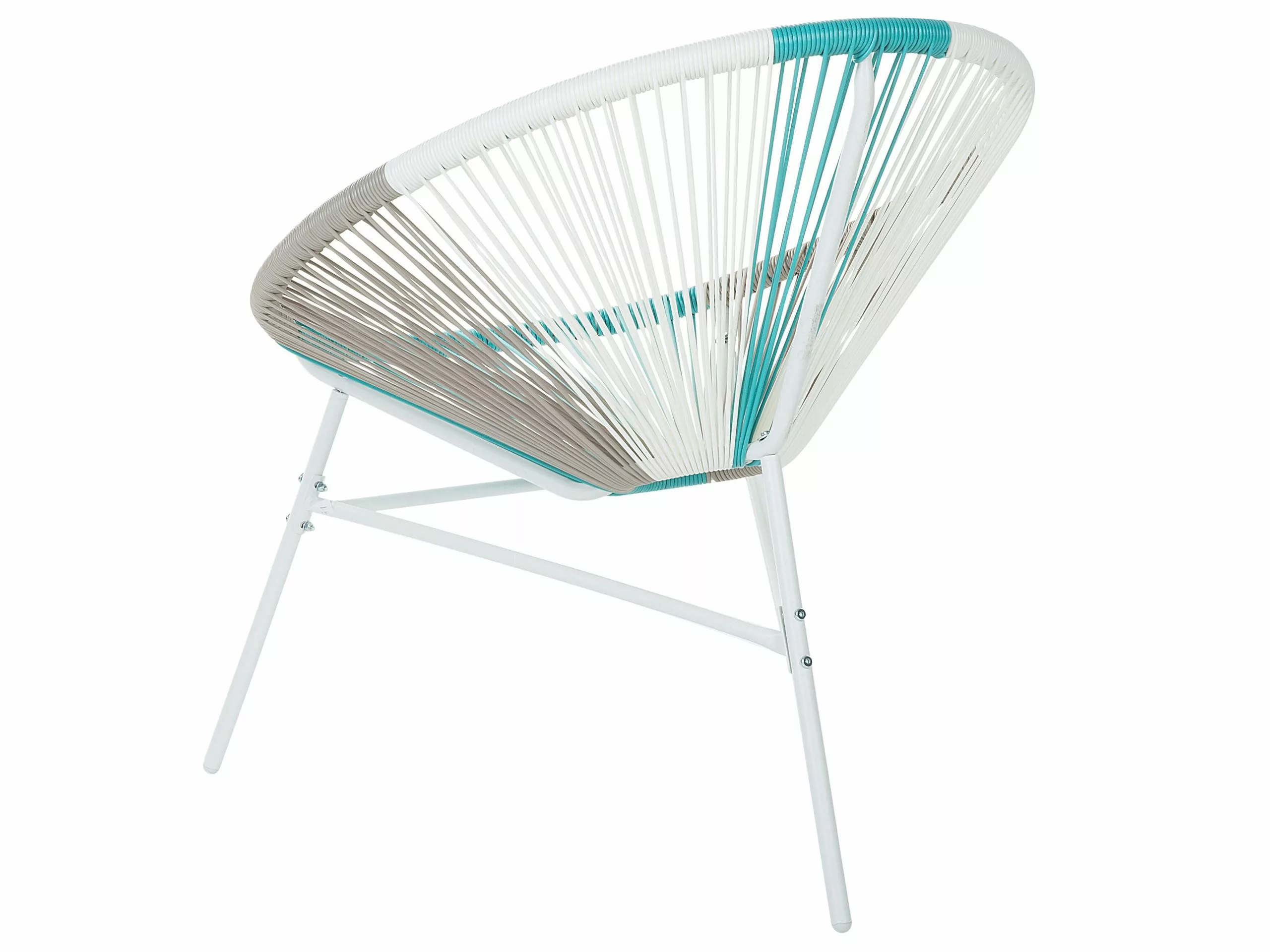 Beliani Narutuoli Polyrottinki Monivärinen Valkoinen ACAPULCO - Image 6