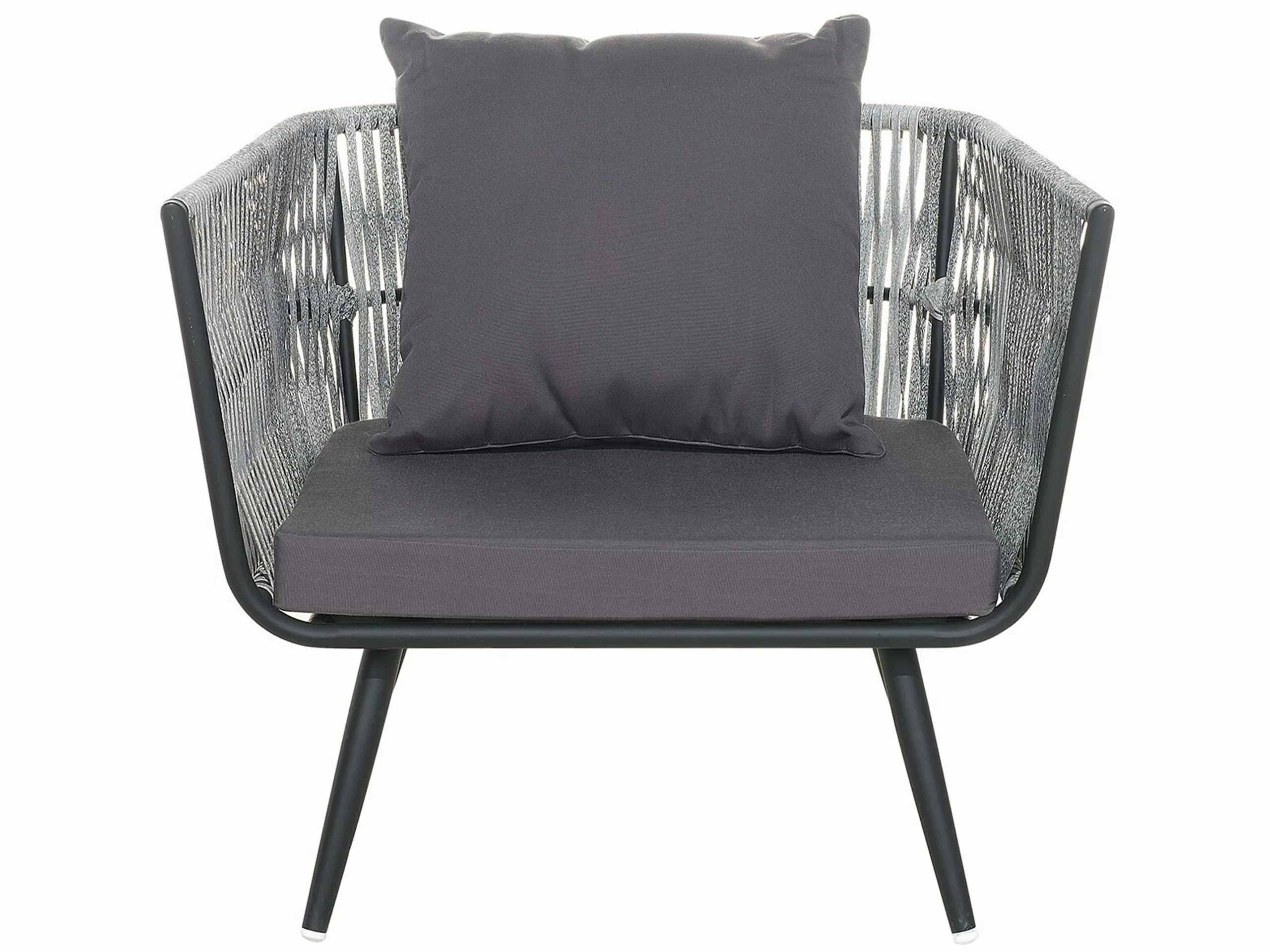 Beliani Puutarhasohvasetti Harmaa RAGUSA - Image 8