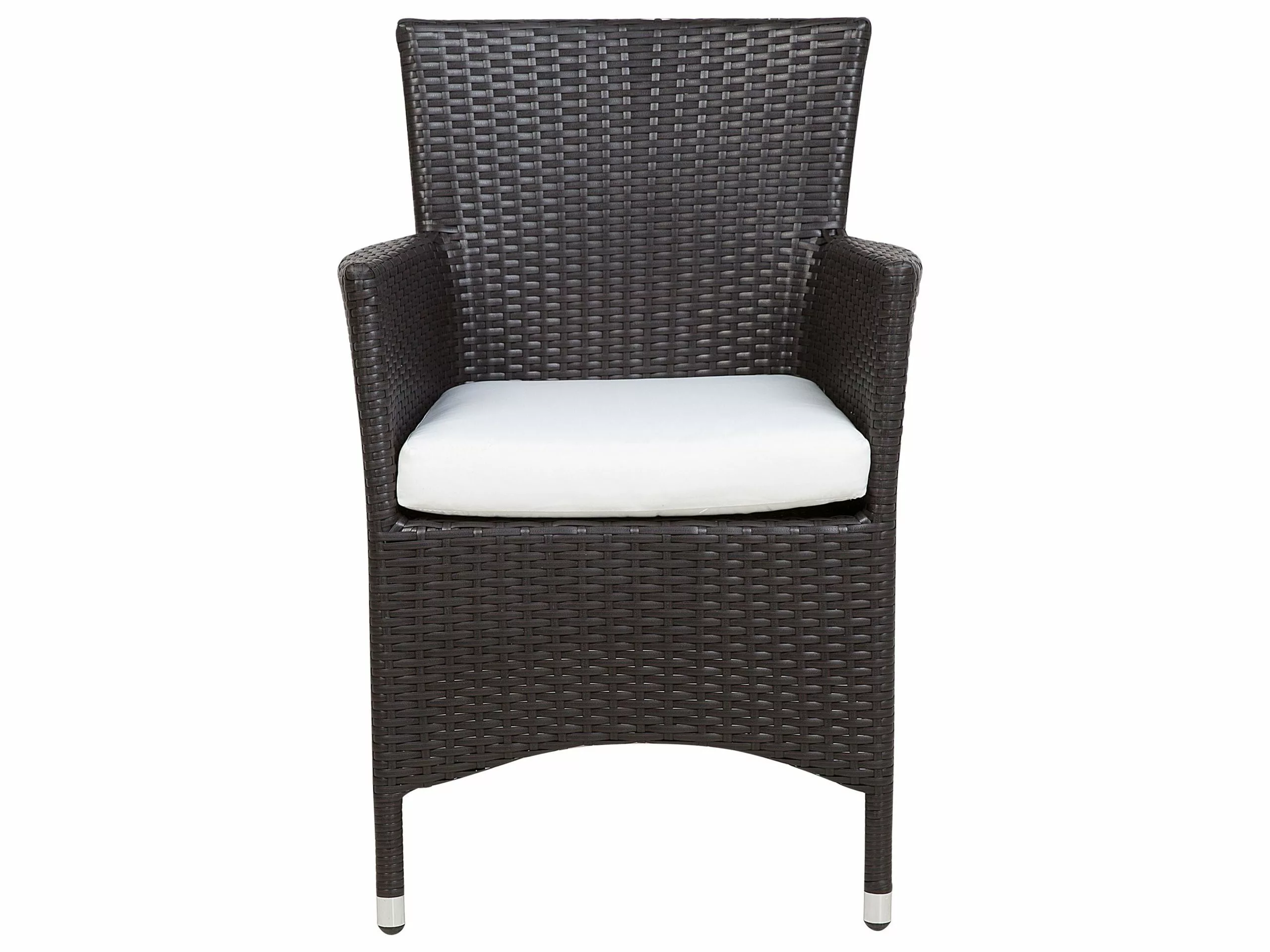 Beliani Puutarhatuoli Polyrottinki Tummanruskea 2 Kpl ITALY 6 Beliani Puutarhatuoli Polyrottinki Tummanruskea 2 Kpl ITALY - Image 4