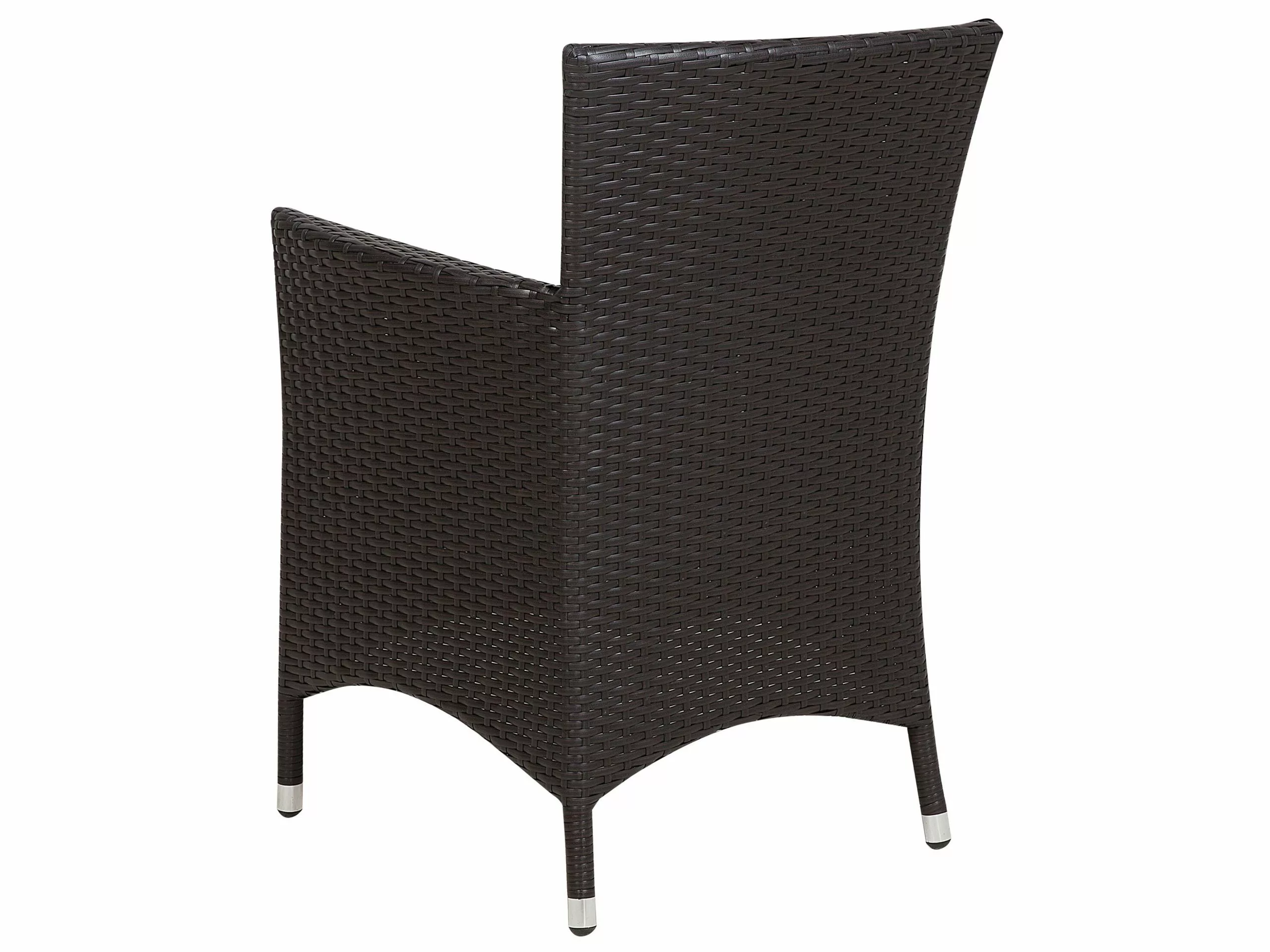 Beliani Puutarhatuoli Polyrottinki Tummanruskea 2 Kpl ITALY 8 Beliani Puutarhatuoli Polyrottinki Tummanruskea 2 Kpl ITALY - Image 6