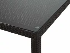 Beliani Puutarhapöytä Polyrottinki Tummanruskea 220 Cm ITALY 14 Beliani Puutarhapöytä Polyrottinki Tummanruskea 220 Cm ITALY -Ulkokalusteet myymälä undef src sa picid 727440 type whitesh image