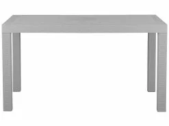 Beliani Puutarhapöytä 140 X 80 Cm Vaaleanharmaa FOSSANO -Ulkokalusteet myymälä undef src sa picid 744680 type whitesh image