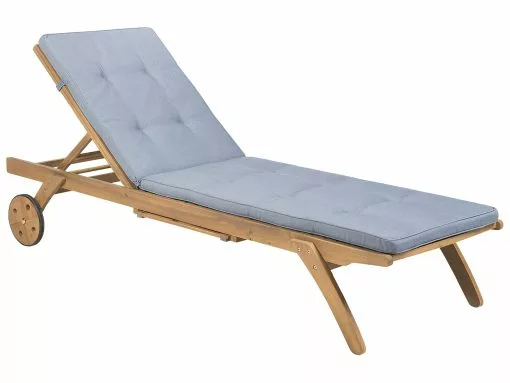 Beliani Aurinkotuoli Sinisellä Pehmusteella CESANA 4 Beliani Aurinkotuoli Sinisellä Pehmusteella CESANA -Ulkokalusteet myymälä undef src sa picid 746473 type whitesh image