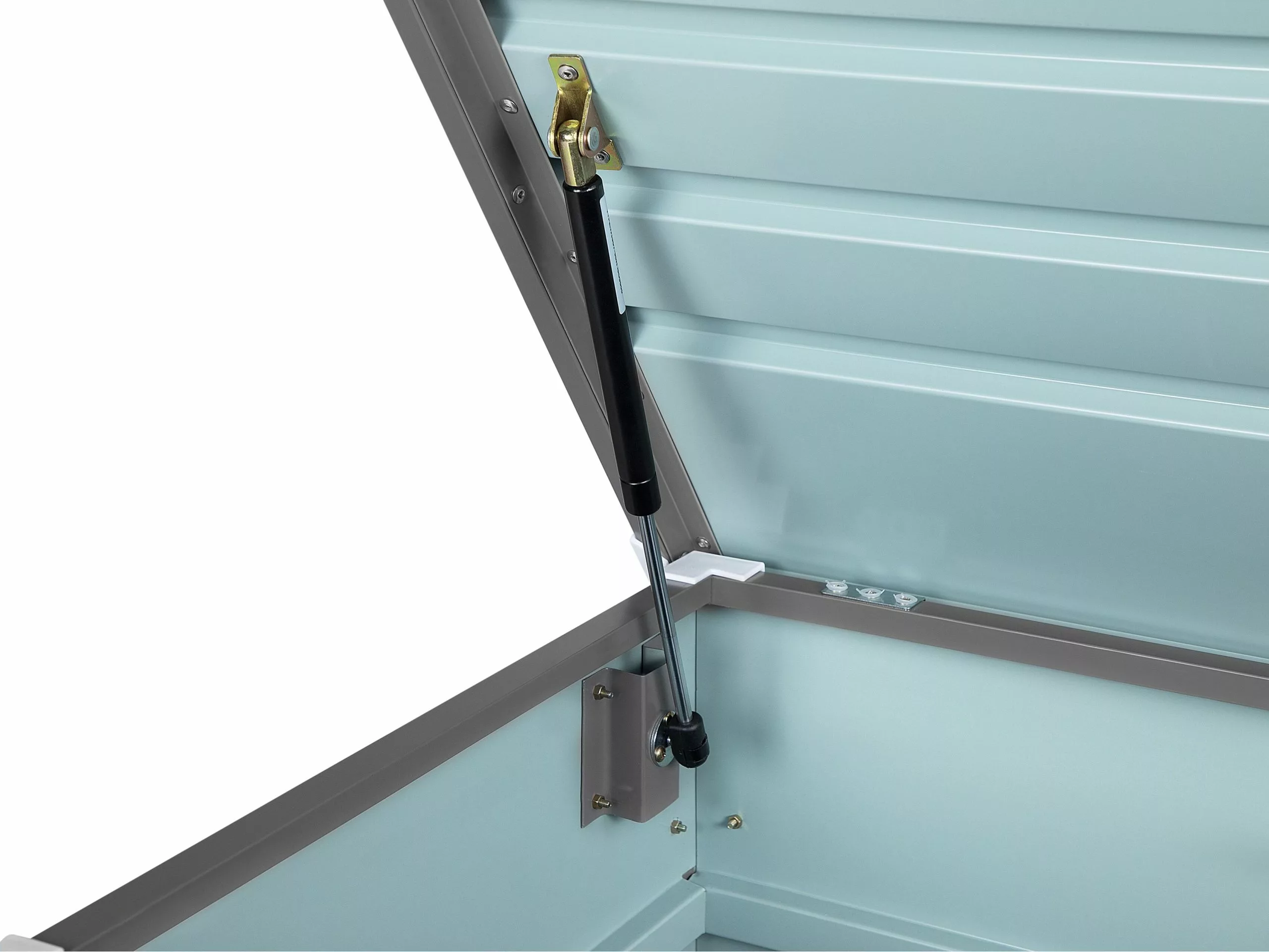 Beliani Pehmustelaatikko Harmaa 132x62 Cm CEBROSA - Image 4