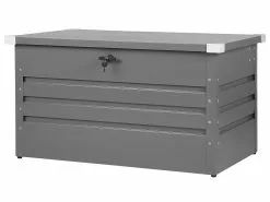 Beliani Pehmustelaatikko Harmaa 132x62 Cm CEBROSA -Ulkokalusteet myymälä undef src sa picid 752648 type whitesh image