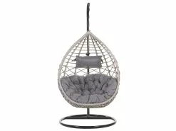 Beliani Riipputuoli Jalustalla Polyrottinki Harmaa ARSITA 19 Beliani Riipputuoli Jalustalla Polyrottinki Harmaa ARSITA -Ulkokalusteet myymälä undef src sa picid 763899 type whitesh image