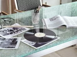 Beliani 6-istuttava Ulkoruokailuryhmä Lasitaso Tekstiilituolit Beige GROSSETO -Ulkokalusteet myymälä undef src sa picid 764063 type whitesh image