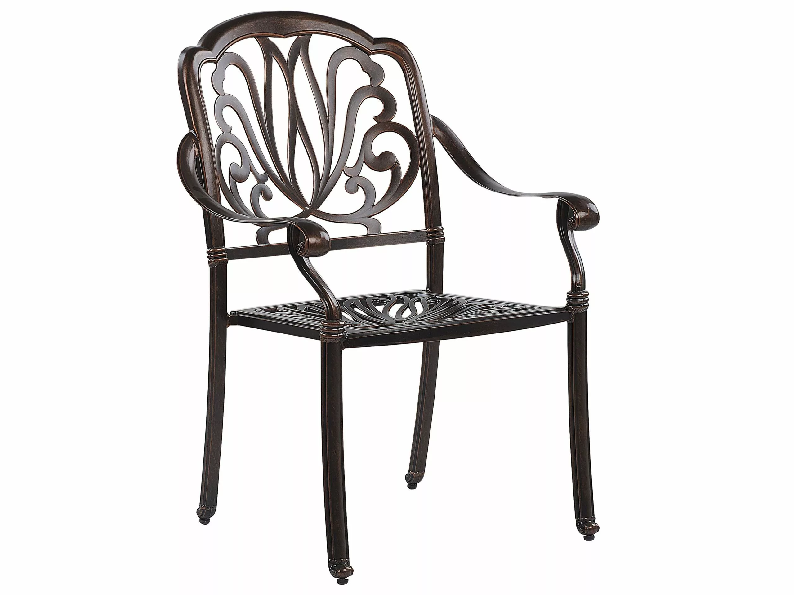 Beliani Puutarhatuolisetti, 4kpl Ruskea ANCONA 6 Beliani Puutarhatuolisetti, 4kpl Ruskea ANCONA - Image 4