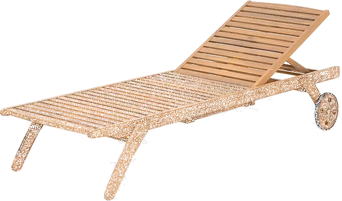 Beliani Aurinkotuoli Pehmusteilla Hiekanbeige CESANA - Image 3