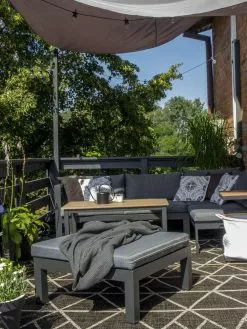 Beliani Ulkosohvaryhmä Mustaharmaa MESSINA 17 Beliani Ulkosohvaryhmä Mustaharmaa MESSINA -Ulkokalusteet myymälä undef src sa picid 776659 type whitesh image