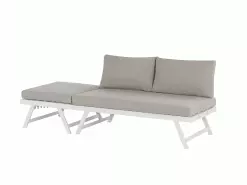 Beliani 5-istuttava Ulkosohvaryhmä Alumiini Ruskeanharmaa COCCORINO -Ulkokalusteet myymälä undef src sa picid 776769 type whitesh image