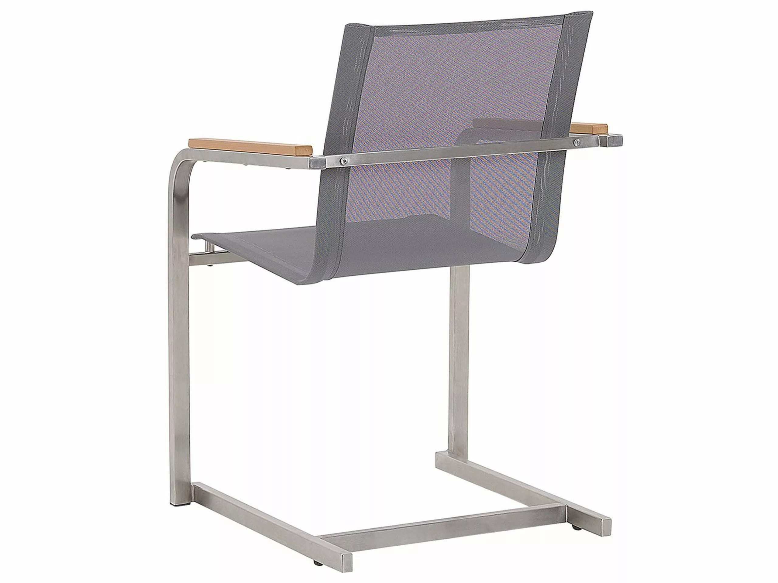 Beliani Puutarhatuolit 2kpl Setti Harmaa COSOLETO - Image 6