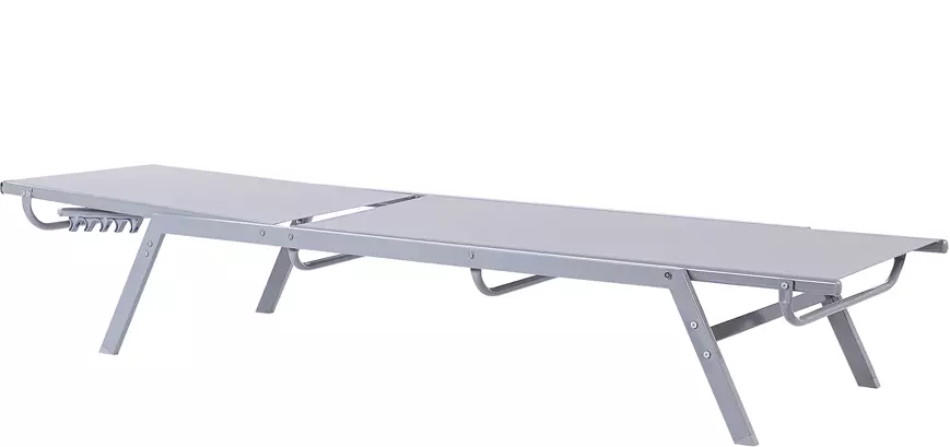 Beliani Aurinkotuoli Harmaa Teräs NOLI 5 Beliani Aurinkotuoli Harmaa Teräs NOLI - Image 3