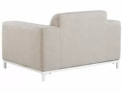 Beliani 5-istuttava Ulkosohvaryhmä Kangas Beige/valkoinen ROVIGO -Ulkokalusteet myymälä undef src sa picid 784670 type whitesh image