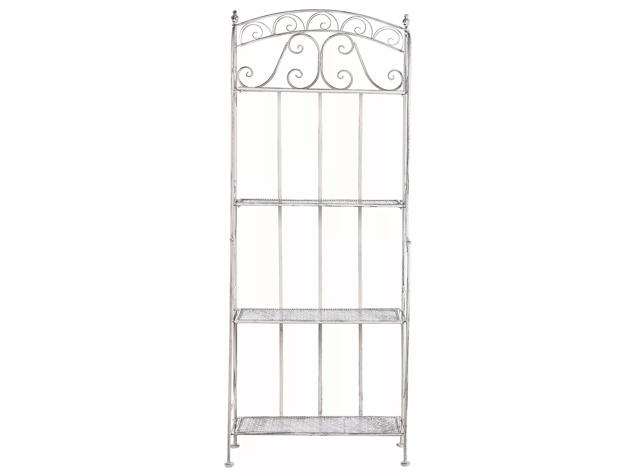 Beliani Puutarhahylly Valkoinen Metalli PADUA 10 Beliani Puutarhahylly Valkoinen Metalli PADUA - Image 8