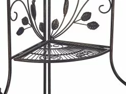 Beliani Kulmahylly Musta Metalli SIDERNO -Ulkokalusteet myymälä undef src sa picid 791377 type whitesh image