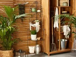 Beliani Kulmahylly Musta Metalli SIDERNO -Ulkokalusteet myymälä undef src sa picid 792358 type color image