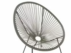 Beliani Narutuoli Polyrottinki Tummanharmaa 2 Kpl ACAPULCO II -Ulkokalusteet myymälä undef src sa picid 795188 type whitesh image