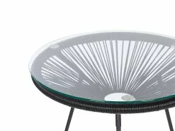 Beliani Kalustesetti Musta Pöytä Ja 2 Tuolia ACAPULCO II -Ulkokalusteet myymälä undef src sa picid 795236 type whitesh image