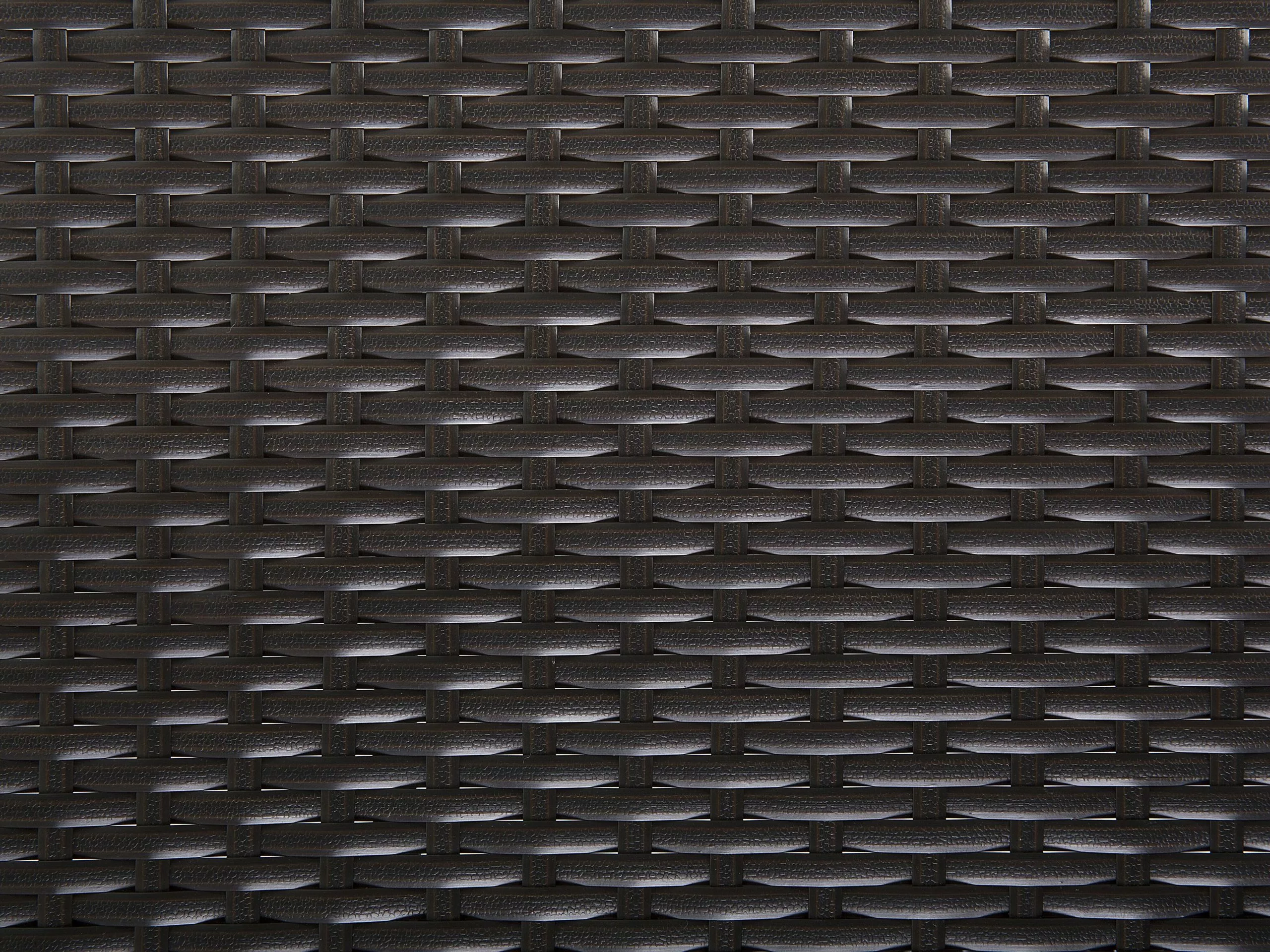 Beliani Puutarhapöytä Polyrottinki Tummanruskea 220 Cm ITALY 9 Beliani Puutarhapöytä Polyrottinki Tummanruskea 220 Cm ITALY - Image 7