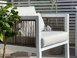 Beliani 5-istuttava Ulkosohvaryhmä Alumiini Valkoinen/ruskea BORELLO 15 Beliani 5-istuttava Ulkosohvaryhmä Alumiini Valkoinen/ruskea BORELLO -Ulkokalusteet myymälä undef src sa picid 802035 type whitesh image