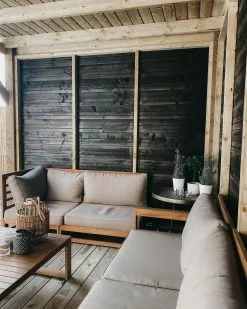 Beliani 4-istuttava Ulkosohvaryhmä Sertifioitu Akasiapuu Oikeak. Ruskeanharmaa TIMOR -Ulkokalusteet myymälä undef src sa picid 802742 type whitesh image