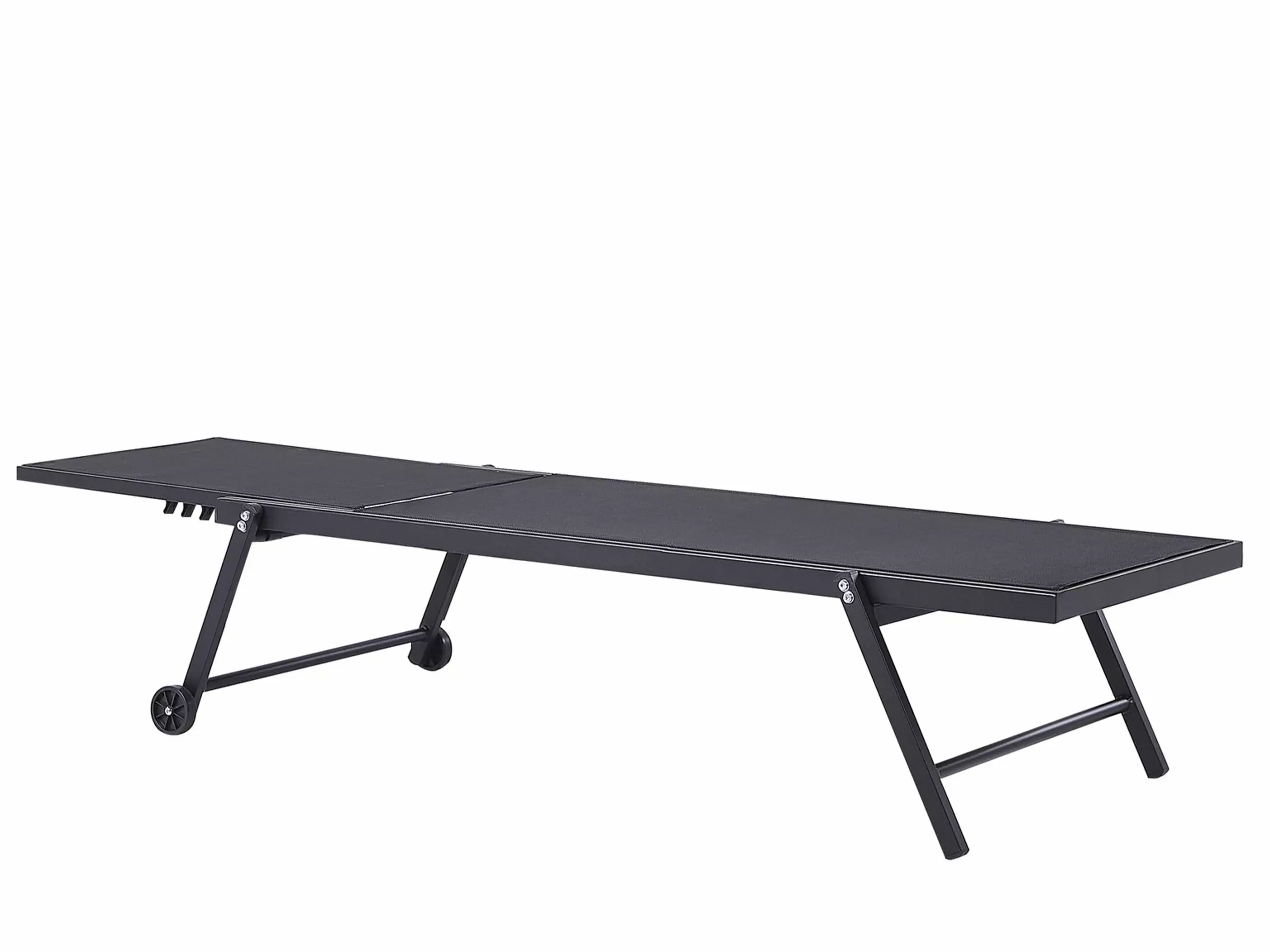 Beliani Aurinkotuoli Metallinen Musta PORTOFINO - Image 7