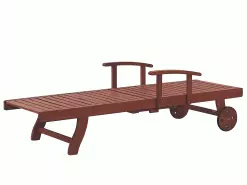 Beliani Puinen Aurinkotuoli Luonnonvalkoisella Pehmusteella TOSCANA 21 Beliani Puinen Aurinkotuoli Luonnonvalkoisella Pehmusteella TOSCANA -Ulkokalusteet myymälä undef src sa picid 804115 type whitesh image