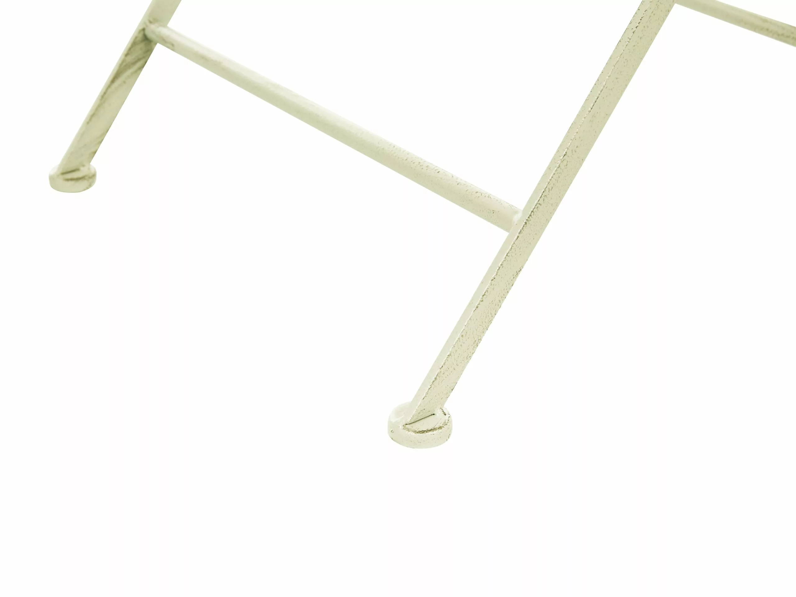 Beliani Puutarhapöytä Metallinen ø 70 Cm Vaaleanvihreä BIVIO 7 Beliani Puutarhapöytä Metallinen ø 70 Cm Vaaleanvihreä BIVIO - Image 5