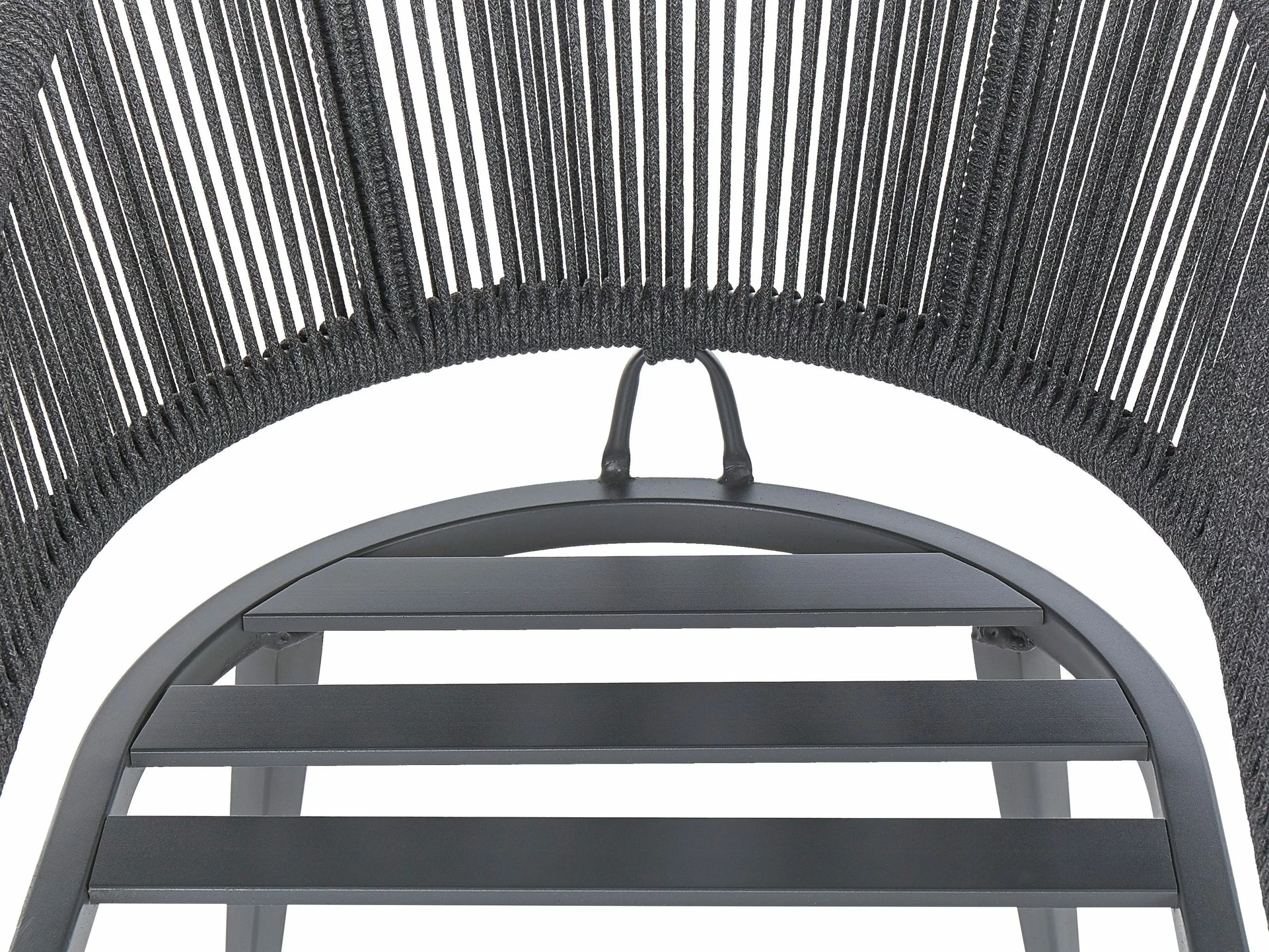 Beliani Puutarhatuoli 2 Kpl Alumiininen Harmaa MILETO - Image 8