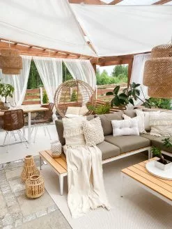 Beliani Puutarhasohva Ja Sohvapöytä POSITANO 21 Beliani Puutarhasohva Ja Sohvapöytä POSITANO -Ulkokalusteet myymälä undef src sa picid 809759 type whitesh image 1