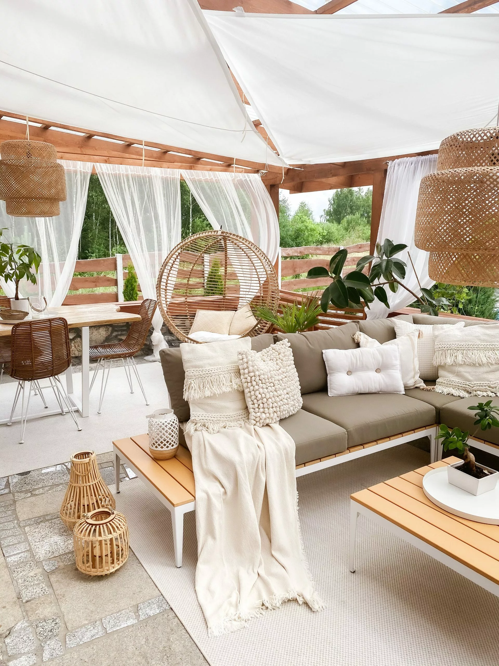 Beliani Puutarhasohva Ja Sohvapöytä POSITANO 12 Beliani Puutarhasohva Ja Sohvapöytä POSITANO - Image 10