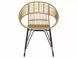 Beliani 2-istuttava Bistrosetti Polyrottinki Luonnonväri/musta PELLARO -Ulkokalusteet myymälä undef src sa picid 809767 type whitesh image